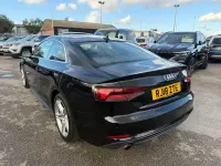 Second-hand Audi A5 S-Line 150 CP (110 kW) 2018 Negru Coupe
