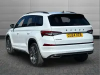 Used Skoda Kodiaq SportLine 150 HP (110 kW) 2024 Moon white metallic SUV