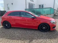 Begagnad Mercedes A180 AMG 2015 Röd Halvkombi