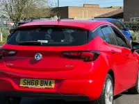 Used Vauxhall Astra SRi 150 HP (110 kW) 2018 Red Hatchback