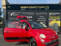 Used Fiat 500 Lounge 69 HP (50 kW) 2012 Red Hatchback