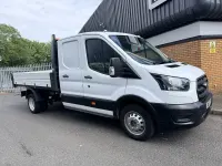 Used Ford Transit 130 HP (95 kW) 2021 White Cabriolet