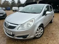 Used Vauxhall Corsa Club 89 HP (65 kW) 2008 Silver Hatchback