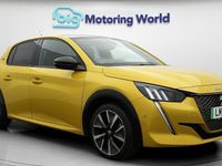 Used Peugeot e-208 Premium 100 kW (136 HP) 2021 Yellow Hatchback