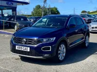 Used VW T-Roc SEL 150 HP (110 kW) 2019 Blue SUV