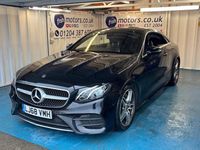 Used Mercedes E220 AMG line 194 HP (142 kW) 2018 Black Coupe