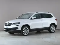 Używany Skoda Karoq SE L 150 KM (110 kW) 2018 Biały SUV