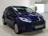 Used Ford Fiesta Titanium 120 HP (88 kW) 2014 Blue Hatchback