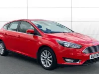 Used Ford Focus Titanium 125 HP (91 kW) 2018 Red Hatchback