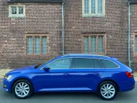 Used Skoda Superb SE Technology 150 HP (110 kW) 2023 Blue Estate