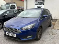 Used Ford Focus Zetec 100 HP (73 kW) 2017 Blue Hatchback