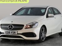 Used Mercedes A200 AMG line 136 HP (100 kW) 2018 White Hatchback