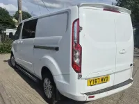 Used Ford Transit Custom Limited 130 HP (95 kW) 2017 White Van