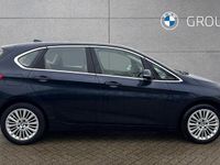 Used BMW 218 Active Tourer Luxury Line 134 HP (98 kW) 2017 Blue MPV