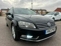 Used VW Passat Highline 140 HP (102 kW) 2013 Black Estate