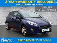 Used Ford Fiesta Titanium 100 HP (73 kW) 2017 Blue Hatchback