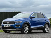 Used VW T-Roc SEL 150 HP (110 kW) 2020 Blue SUV