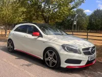 Used Mercedes A250 AMG 2014 White Hatchback