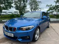 Used BMW 218 M Sport 150 HP (110 kW) 2015 Blue Coupe