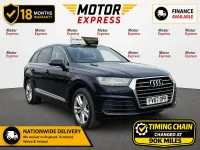 Used Audi Q7 S-Line 272 HP (200 kW) 2017 Blue SUV