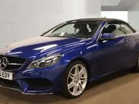 Used Mercedes E220 AMG line 2016 Blue Cabriolet