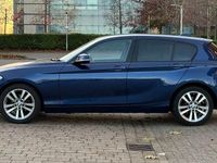 Used BMW 116 Sport Line 116 HP (85 kW) 2015 Blue Hatchback