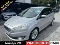 Used Ford C-MAX Titanium 100 HP (73 kW) 2017 Silver MPV