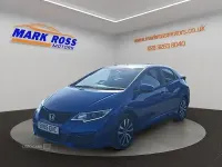 Used Honda Civic S 100 HP (73 kW) 2016 Blue Hatchback