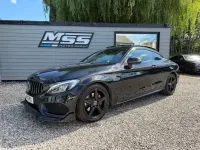 Used Mercedes C220 AMG Line Premium Plus 170 HP (125 kW) 2018 Black Coupe