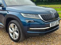 Used Skoda Kodiaq 150 HP (110 kW) 2017 Blue SUV