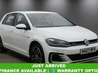 Used VW Golf VII GTE 204 HP (150 kW) 2017 White Hatchback