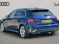 Used Audi A3 S-Line 147 HP (108 kW) 2023 Blue Sedan