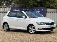 Used Skoda Fabia SE L 110 HP (80 kW) 2016 White Hatchback