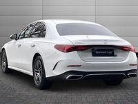 Used Mercedes E220 AMG line 197 HP (144 kW) 2025 Opalite white bright Sedan