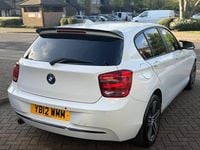 Used BMW 118 Sport Line 2012 White Hatchback