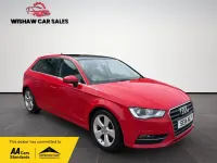 Begagnad Audi A3 Sport 125 HK (91 kW) 2014 Röd Halvkombi