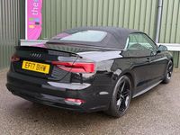 Used Audi A5 Cabriolet S-Line 190 HP (139 kW) 2017 Black Cabriolet