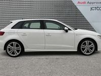 Used Audi A3 S-Line 150 HP (110 kW) 2019 White Sedan