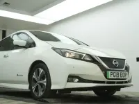 Used Nissan Leaf N-Connecta 110 kW (150 HP) 2019 White Hatchback
