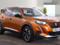 Used Peugeot e-2008 Allure Premium 100 kW (136 HP) 2022 Orange SUV