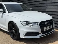 Used Audi A6 Black Edition 190 HP (139 kW) 2014 White Sedan