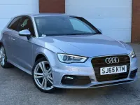 Used Audi A3 S-Line 150 HP (110 kW) 2015 Silver Hatchback