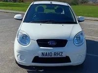 Begagnad Kia Picanto 64 HK (47 kW) 2010 Vit Halvkombi