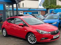 Used Vauxhall Astra Design Edition 105 HP (77 kW) 2018 Red Hatchback