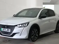 Used Peugeot e-208 Premium 100 kW (136 HP) 2021 White Hatchback