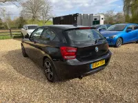 Used BMW 118 Sport Line 143 HP (105 kW) 2014 Black Hatchback