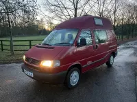 Używany VW Transporter 88 KM (64 kW) 2003 Czerwony Van