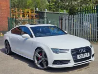 Used Audi A7 Black Edition 2017 White Hatchback