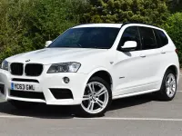 Used BMW X3 M Sport 184 HP (135 kW) 2013 White SUV