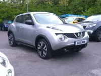 Usado Nissan Juke N-TEC 110 HP (80 kW) 2014 Prateado SUV